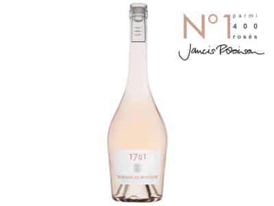 La cuvée 1701 du Domaine Montrose, N°1 sur 400 rosés dégustés par Jancis Robinson