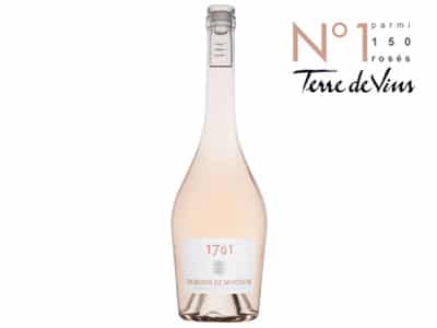 La cuvée 1701 du Domaine Montrose, N°1 sur 150 rosés dégustés par Terre de Vins