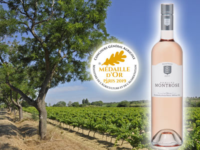 Rosé Montrose - Golden Medal - Concours Général Agricole 2019